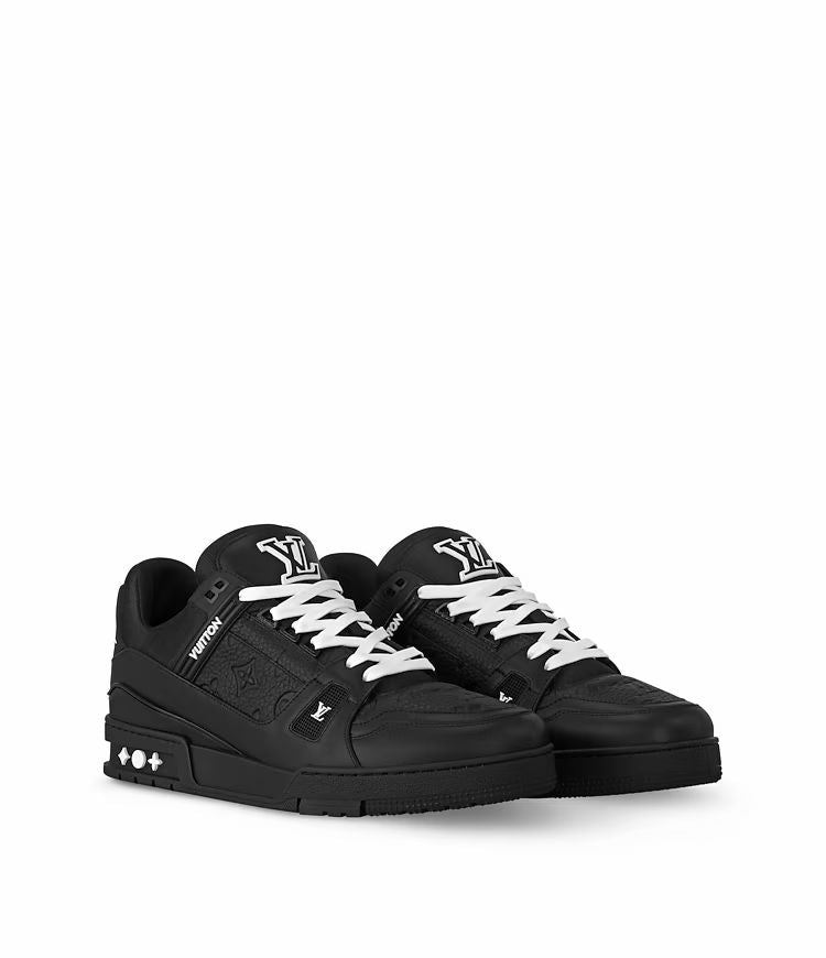 LV Trainer Black Embossed Monogram